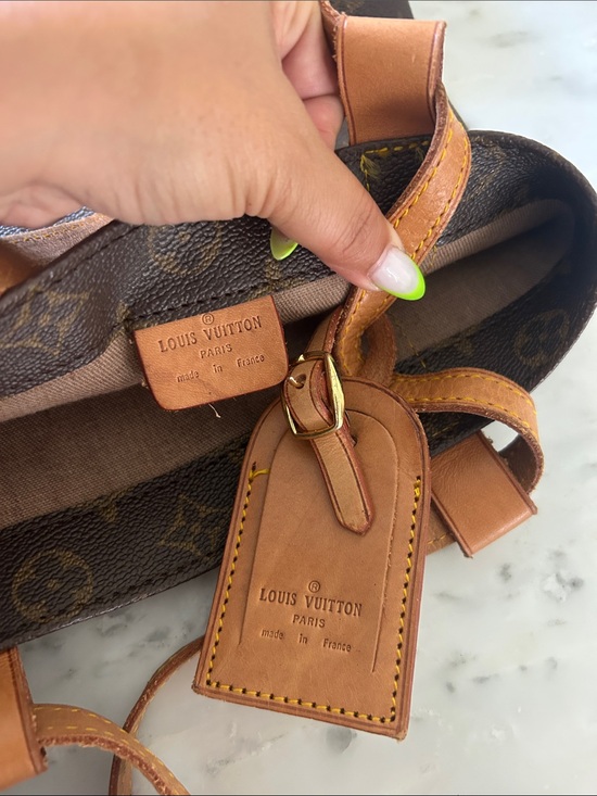 Louis Vuitton VINTAGE Brown Monogram Randonnee Leather Backpack main image 13